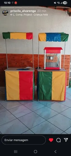 Algodão doce,pipoca e pula-pula 