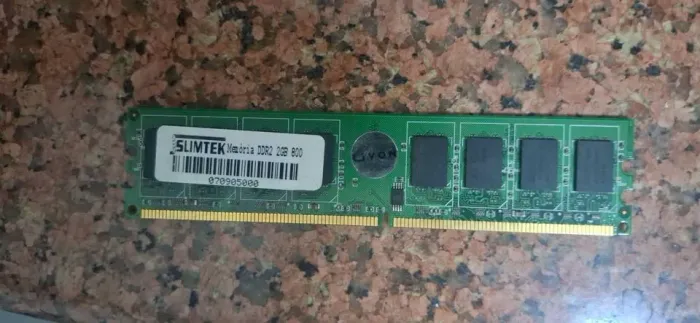URGENTE PARA HOJE MEMÓRIA RAM PC DESKTOP DDR2 2GB 800MHZ SLIMTEK