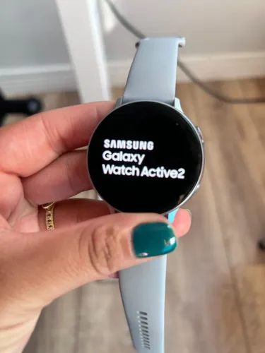 Samsung Galaxy Watch Active 2 44mm Prata - Estado de Novo (Impecável)