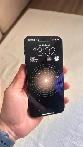 iPhone 15 Pro Max 256GB Preto - Impecável, Estado de Novo!