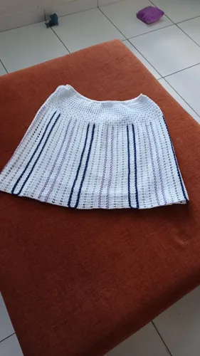 Saia de crochê