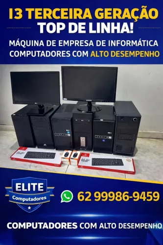 Computado top com ssd para empresas completo com garantia loja fisica