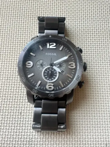 Relógio Masculino Fossil JR1437 Grafite - Original / Usado