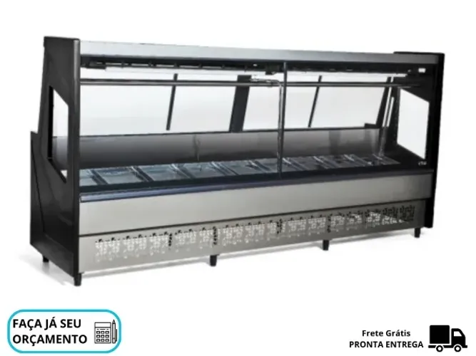 Balcão de Açougue 3M Preto Polar 220v