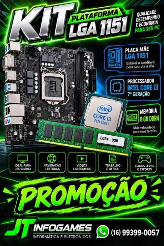 Kit UPGRADE i3 7a geração 