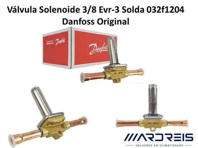 Válvula Solenoide Danfoss 3/8 Evr-3 Solda 032F1204