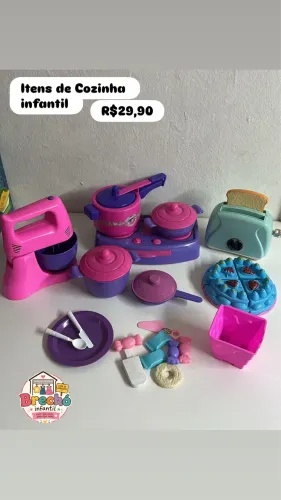 Brinquedo - ítens de cozinha infantil 