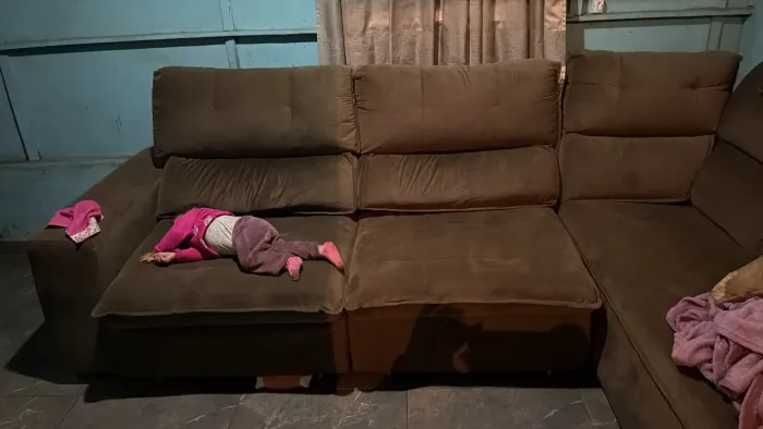 Sofá retrátil inclinável De L grande