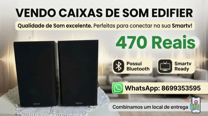 CAIXAS DE SOM EDIFIER SEMINOVAS