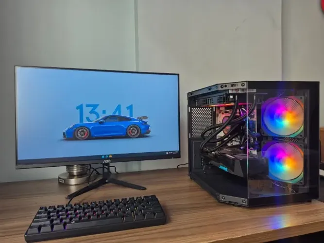 Pc gamer - Ryzen 7 5700x / RX 7600 8gb / 16gb RAM DDR4 + Monitor 180hz + Teclado Mecânico