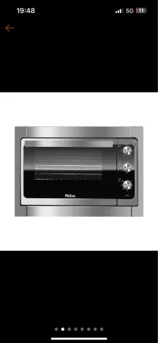 Forno Elétrico de Embutir Philco 55 Litros Inox PFE55E - 127 Volts