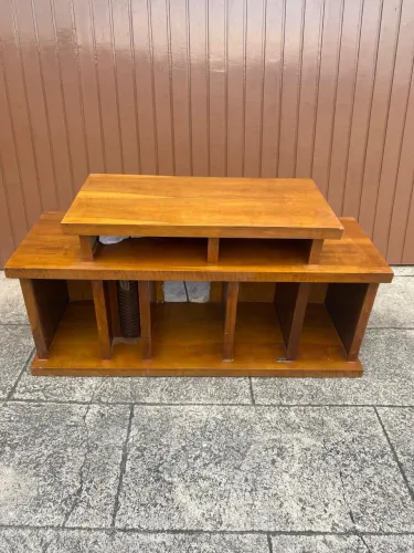 Rack Vintage em Madeira Nobre - Estilo Mid-Century / Retrô