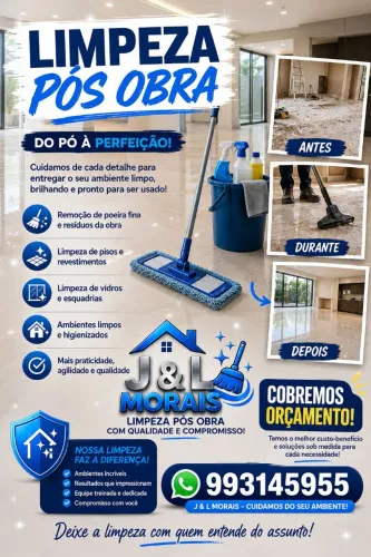 Limpeza pós obra 