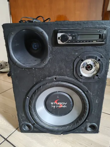 Caixa de som com bluetooth 10"