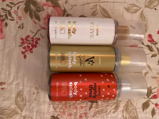 Kit 3 body splash wepink