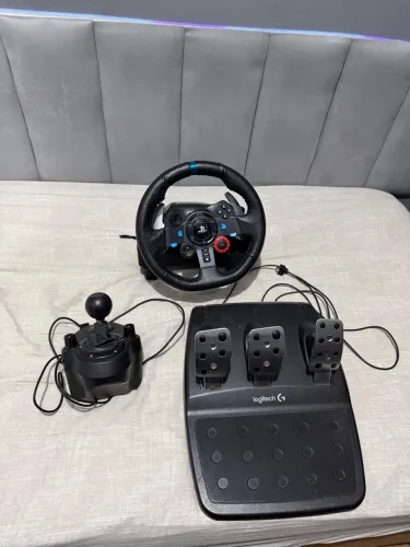  VOLANTE LOGITECH G29 + CÂMBIO + PEDAL ? COMPLETO!