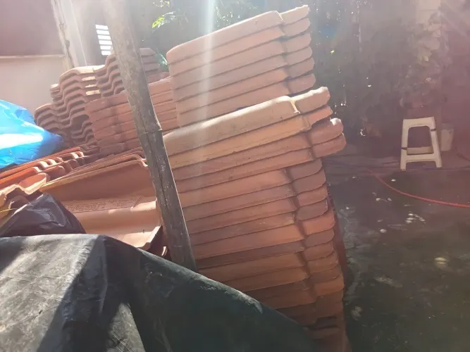 Telha Romana não Resinada ,960 telhas