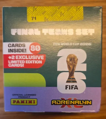 Panini FIFA World Cup 2026 final teams set raro lacrado com 80 cards