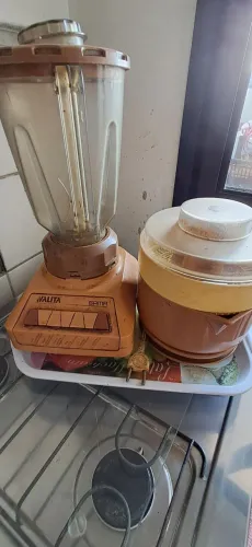 Combo Vintage Funcionando Liquidificador Wallita e Espremedor GE