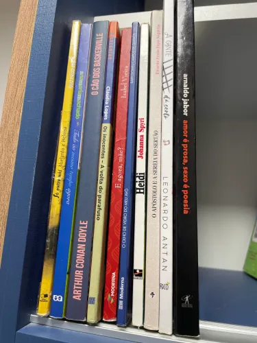 Lote com 50 livros: Literatura Brasileira; Estrangeira e infanto-juvenil