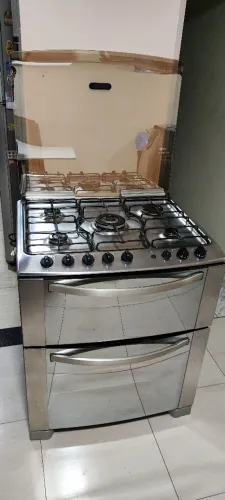 Fogão Electrolux Espelhado em Inox - 5 Bocas, 2 Fornos e Grill