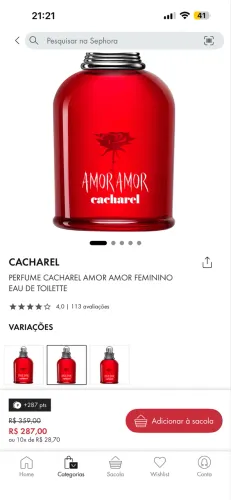 Amor amor cacharel
