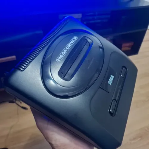Mega drive 3 com controle original HDMI e NTSC mais 122 jogos em excelente estado