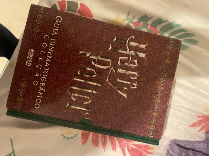 Livro cinematográfico harry Potter