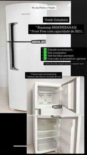Geladeira Frost Free Brastemp