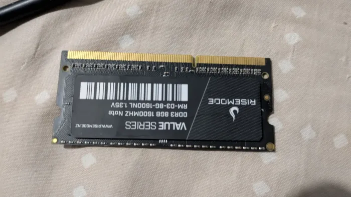 MEMÓRIA RAM NOTEBOOK 8GB DDR3L 1600MHZ RISE MODE 