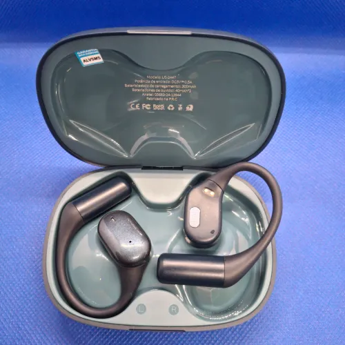 Fone de ouvido Bluetooth condução óssea estilo e conforto 