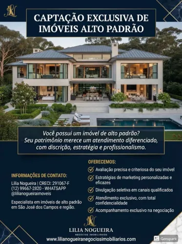 Capitação exclusiva de imóveis