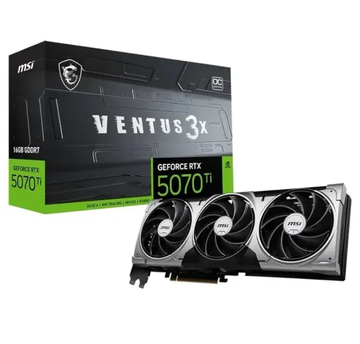 RTX 5070ti MSI OC lacrada, troco por modelo branca