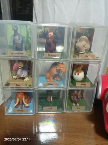Kit de bonecos da era do gelo em cubos