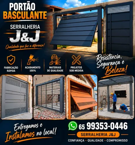 Portão sob encomenda melhor preço de Cuiabá 