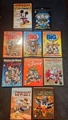 Kit de Gibis do Disney - Coleção antiga