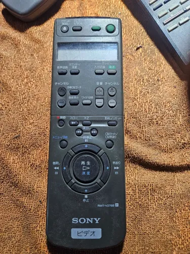 Controle remoto vcr Sony japonês RMT V276B