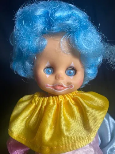 Boneca Palhacinha Antiga Vintage Anos 80
