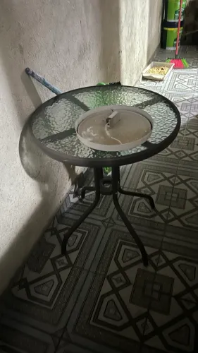 Mesa externa redonda