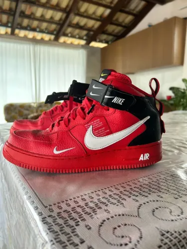 Nike Air Force 1 Mid Utility University Red