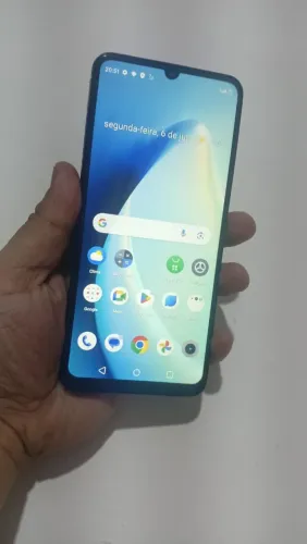Realme Note 50 cinza 128 Gigas top está película 3d bateria excelente dura dia todo