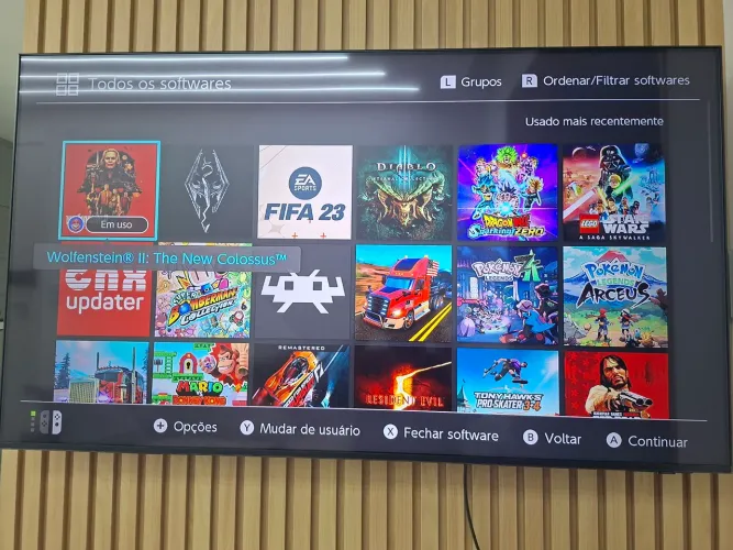 Nintendo switch V2 desbloqueado 32g ou 512gb