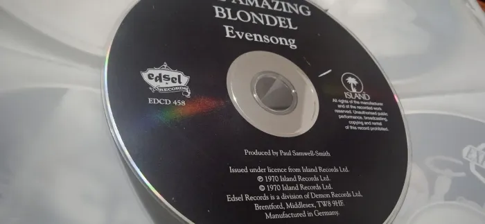 Cd Amazing blondel evensong