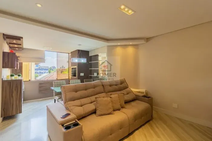 Apartamento mobiliado com 77 metros 2 quartos 2 vagas no bairro Cristo Redentor - Porto Al