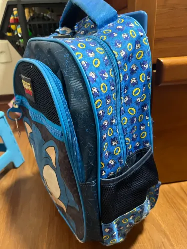 Mochila + lancheira SONIC