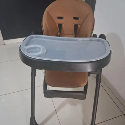 Cadeira de Refeição Bebê Burigotto Prima Pappa Caramelo 3 em 1