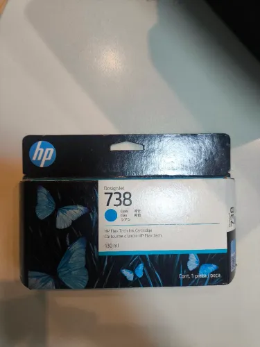 Tinta originais HP DesignJet 738 (130 ml).