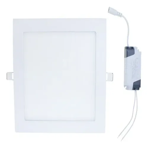 Painel Kastelo Quadrado Embutir 18w 6500k