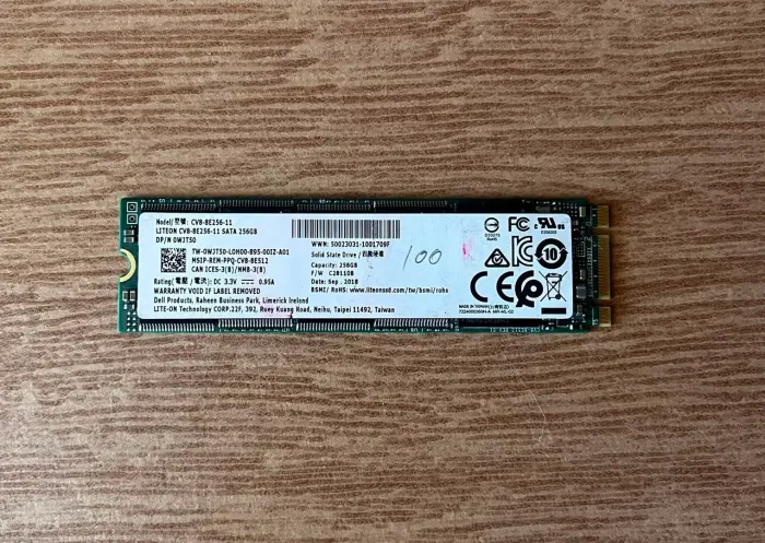 SSD M2 256GB SAÚDE 100%
