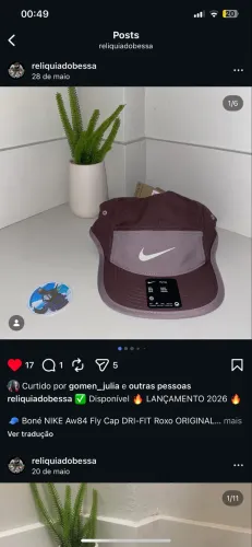 BONÉ NIKE AW84 DRI FIT FLY CAP ORIGINAL